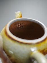 Load image into Gallery viewer, Wood Fired Fanggu Nixing Teapot by Li Wenxin  李文新柴烧坭兴仿古 165ml
