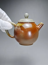 Load image into Gallery viewer, Wood Fired Fanggu Nixing Teapot by Li Wenxin  李文新柴烧坭兴仿古 165ml
