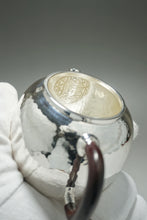 Load image into Gallery viewer, 999 Pure Silver Handmade Mulan Teapot 全手工锤纹纯银999木兰壶 170ml
