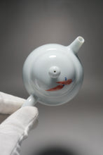 Load image into Gallery viewer, Qinghua Cabbage Jingdezhen Porcelain Teapot 青花壶白菜茶壶 185ml
