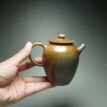 Load image into Gallery viewer, Wood Fired Tall Julunzhu Nixing Teapot 柴烧坭兴高巨轮珠 185ml
