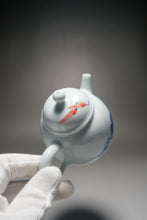 Load image into Gallery viewer, Qinghua Cabbage Jingdezhen Porcelain Teapot 青花壶白菜茶壶 185ml
