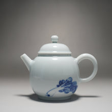Load image into Gallery viewer, Qinghua Cabbage Jingdezhen Porcelain Teapot 青花壶白菜茶壶 185ml
