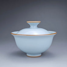 Load image into Gallery viewer, Azure Ruyao Gaiwan 天青汝窑盖碗
