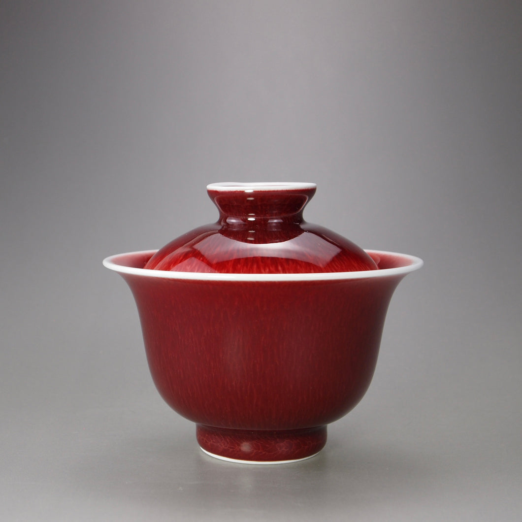 Langhong Porcelain Gaiwan 耕隐郎红盖碗