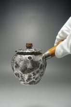 Load image into Gallery viewer, 999 Pure Silver Handmade Side Handle Teapot 全手工纯银999银壶 200ml
