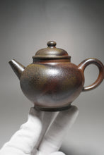 Load image into Gallery viewer, Wood Fired Lao Zini Round Julunzhu Yixing Teapot 柴烧紫泥巨轮珠 200ml
