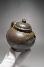 Load image into Gallery viewer, Wood Fired Lao Zini Round Julunzhu Yixing Teapot 柴烧紫泥巨轮珠 200ml
