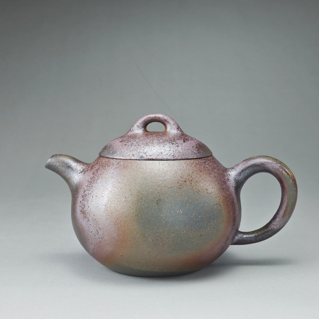 Wood Fired Lao Zini Mellon Yixing Teapot 柴烧老紫泥匏瓜 200m