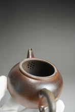 Load image into Gallery viewer, Wood Fired Handpicked TianQingNi Shuiping Yixing Teapot 柴烧天青泥水平壶 200ml
