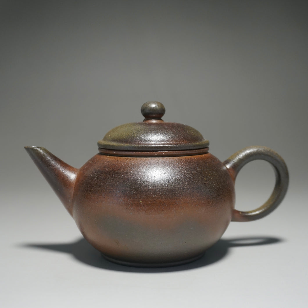 Wood Fired Handpicked TianQingNi Shuiping Yixing Teapot 柴烧天青泥水平壶 200ml