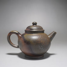 Load image into Gallery viewer, Wood Fired Lao Zini Round Julunzhu Yixing Teapot 柴烧紫泥巨轮珠 200ml
