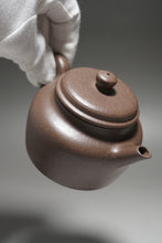 Load image into Gallery viewer, Fully Handmade Tianqingni Dezhong Yixing Teapot 全手工王凯丽天青泥剑流德钟 210ml
