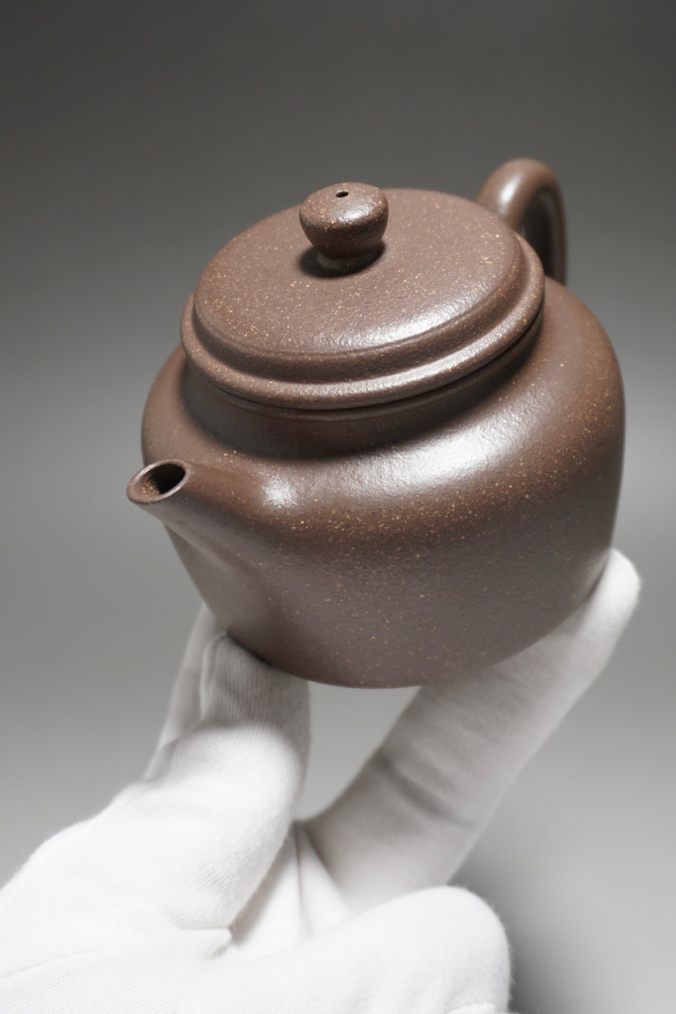 Fully Handmade Tianqingni Dezhong Yixing Teapot 全手工王凯丽天青泥