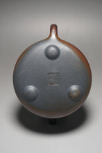 Load image into Gallery viewer, Wood Fired Lao Zini Shipiao Yixing Teapot 柴烧老紫泥平盖石瓢 220ml
