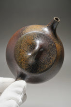 Load image into Gallery viewer, Wood Fired Lao Zini Shipiao Yixing Teapot 柴烧老紫泥平盖石瓢 220ml
