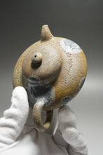 Load image into Gallery viewer, Wood Fired Lipini with Carving Yixing Teapot 柴烧梨皮段泥合欢带刻字 220ml
