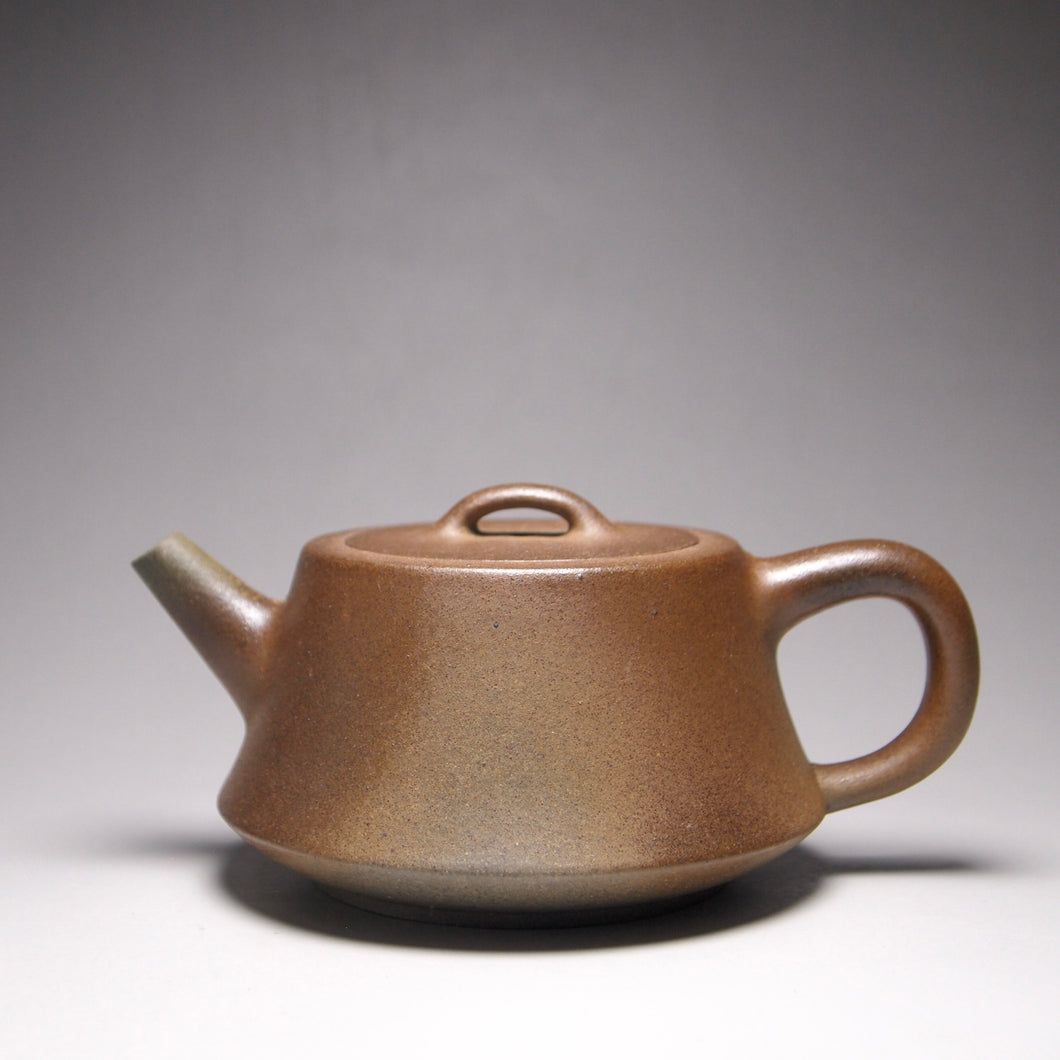 Wood Fired Huangjin Duan Zhuzhuo Yixing Teapot no.2 柴烧黄金段柱础 225ml