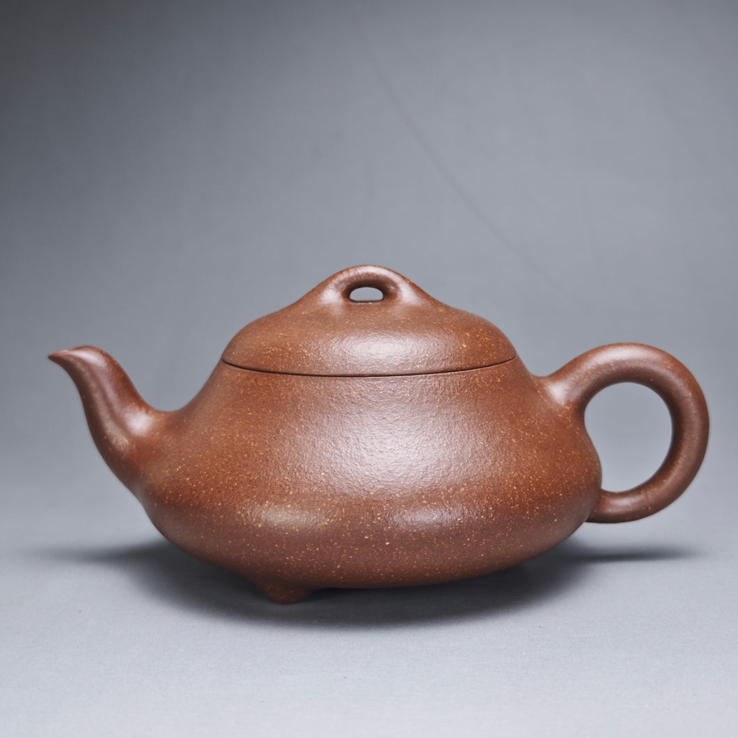 Fully Handmade Lao Duanni Hantang Shipiao Yixing Teapot 全手工唐雅极品老段泥汉棠石瓢 225ml