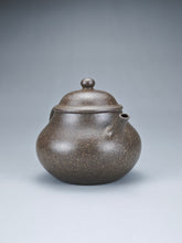 Load image into Gallery viewer, Fully Handmade Douqingni Panhu Yixing Teapot by Hu Manshan 胡漫山豆青泥潘壶 165ml
