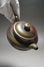 Load image into Gallery viewer, Wood Fired Handpicked TianQingNi Fanggu Yixing Teapot 柴烧天青泥仿古 230ml
