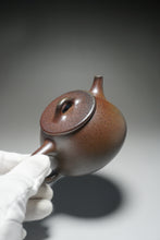 Load image into Gallery viewer, Wood Fired Shipiao Dicaoqing Yixing Teapot 柴烧底槽青平盖石瓢 240ml
