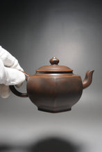 Load image into Gallery viewer, 300ml Tall Hexagon Nixing Teapot by Huang Fu Sheng 黄富盛六方宫灯坭兴壶
