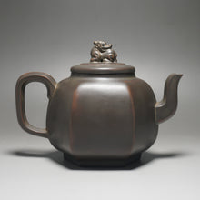 Load image into Gallery viewer, 300ml Tall Hexagon Pixiu Nixing Teapot by Huang Fu Sheng 黄富盛貔貅坭兴壶
