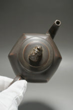 Load image into Gallery viewer, 300ml Tall Hexagon Pixiu Nixing Teapot by Huang Fu Sheng 黄富盛貔貅坭兴壶
