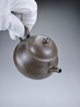 Load image into Gallery viewer, Fully Handmade Douqingni Panhu Yixing Teapot by Hu Manshan 胡漫山豆青泥潘壶 165ml
