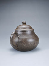 Load image into Gallery viewer, Fully Handmade Douqingni Panhu Yixing Teapot by Hu Manshan 胡漫山豆青泥潘壶 165ml
