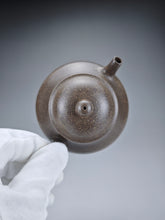 Load image into Gallery viewer, Fully Handmade Douqingni Panhu Yixing Teapot by Hu Manshan 胡漫山豆青泥潘壶 165ml
