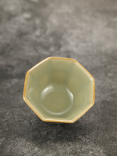 Load image into Gallery viewer, 50ml Jade Series Ruyao Octagon Teacup 汝窑青玉釉八方杯
