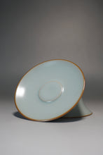 Load image into Gallery viewer, Azure Ruyao Sancai Gaiwan 天青汝窑三才盖碗
