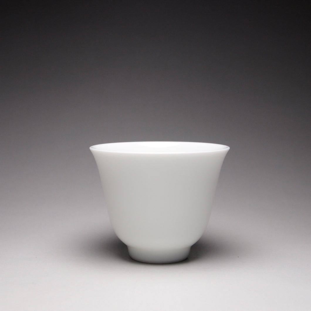 60ml Flower Goddess Tianbai Jingdezhen Porcelain Teacup 甜白釉中号花神杯