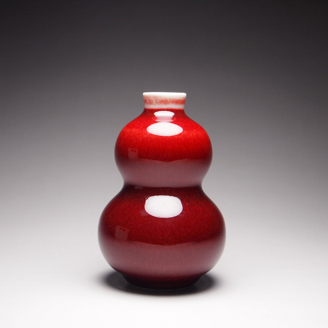 Little Gourd  Langhong Porcelain Vase 郎红葫芦小花器
