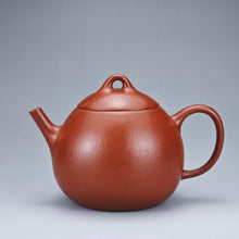 Load image into Gallery viewer, Fully Handmade Zhuni Dragon Egg Teapot by YuBo 余波极品朱泥龙蛋壶 150ml
