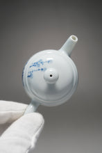 Load image into Gallery viewer, Qinghua Bird on Branch Jingdezhen Porcelain Teapot 青花写意小高仕壶 70ml
