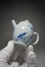 Load image into Gallery viewer, Qinghua Bird on Branch Jingdezhen Porcelain Teapot 青花写意小高仕壶 70ml

