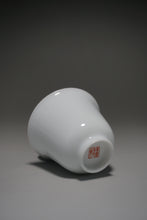 Load image into Gallery viewer, 75ml Flower Goddess Tianbai Jingdezhen Porcelain Teacup 甜白釉花神杯
