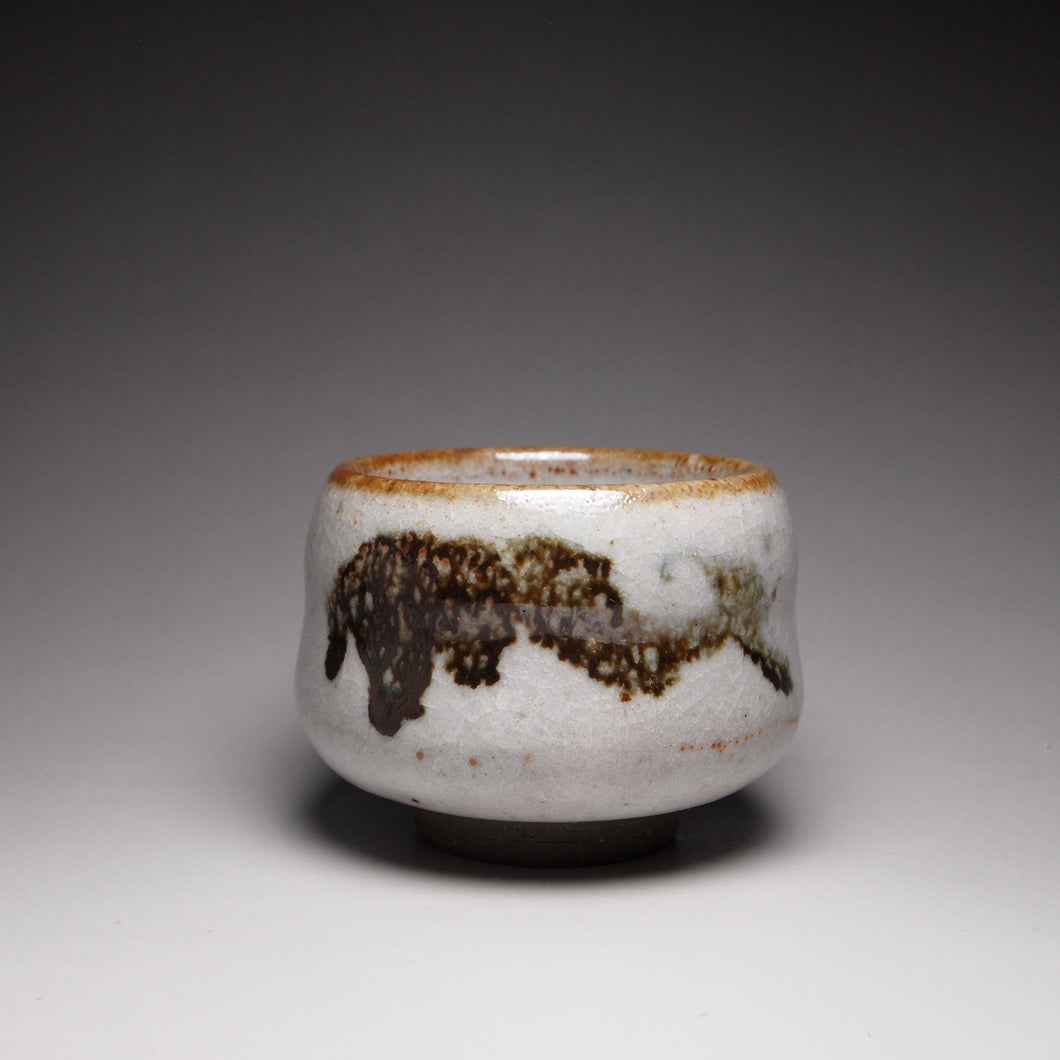 Shino Glazed Stoneware Teacup no.4 手工陶艺志野杯 75ml