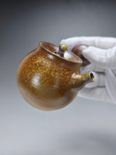 Load image into Gallery viewer, Wood Fired Tall Side Handle Nixing Teapot by Li Wenxin 李文新柴烧坭兴高侧把壶 115ml
