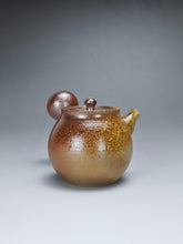 Load image into Gallery viewer, Wood Fired Tall Side Handle Nixing Teapot by Li Wenxin 李文新柴烧坭兴高侧把壶 115ml
