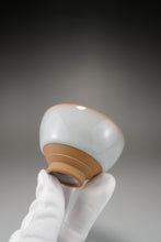 Load image into Gallery viewer, 80ml Ltd. Ed. Ruyao FangHua Pingkou Teacup 汝窑芳华平口杯
