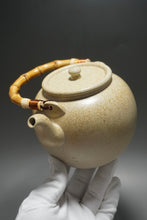 Load image into Gallery viewer, Wood Fired Baiyuduan Yixing Clay Kettle Light 白玉段柴烧烧水壶 （浅）820ml
