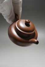 Load image into Gallery viewer, 85ml Little Fanggu Nixing Teapot by Li Wenxin 李文新坭兴扁仿古
