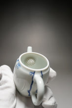 Load image into Gallery viewer, Qinghua Plum Blossoms Jingdezhen Fine Porcelain Teapot by Master KuangShi 青花匡石手绘高士壶-梅花 85ml
