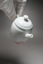 Load image into Gallery viewer, Qinghua Bird Jingdezhen Fine Porcelain Teapot by Master KuangShi 青花匡石手绘高士壶-乌鸦奇石 85ml
