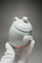 Load image into Gallery viewer, Qinghua Bird Jingdezhen Fine Porcelain Teapot by Master KuangShi 青花匡石手绘高士壶-乌鸦奇石 85ml
