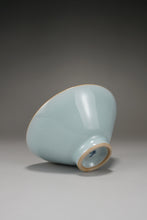 Load image into Gallery viewer, 85ml Azure Ruyao Douli Teacup 御青斗笠杯
